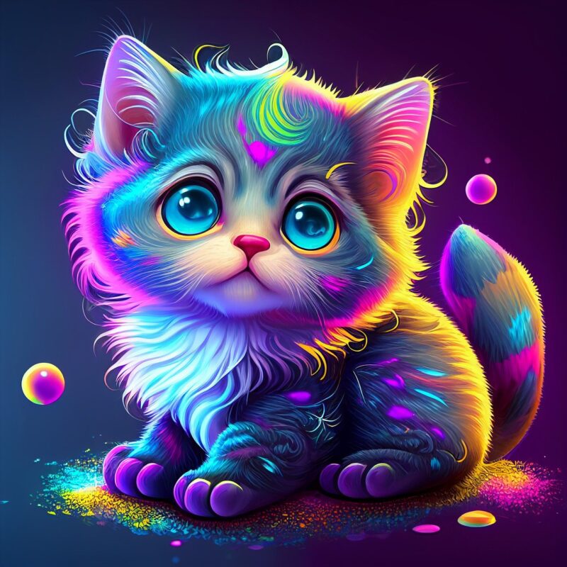 ai generated cat kitten cute baby 7772790